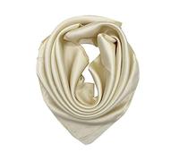 YOUR SMILE Seta Feeling Sciarpa Donna Moda Modello & Tinta Unita Grande Quadrato Raso Foulard, 332, 35''x35''