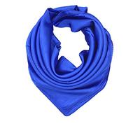 YOUR SMILE Seta Feeling Sciarpa Donna Moda Modello & Tinta Unita Grande Quadrato Raso Foulard, 334, 35''x35''