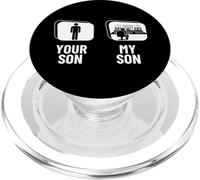 Your Son My Son Papà Mamma Ingegnere Audio Divertente Produttore Musicale PopSockets PopGrip per MagSafe