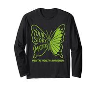 Your Story Matters - Supporto per la consapevolezza della Salute mentale Maglia a Manica