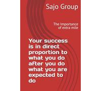 Your success is in direct proportion to what you do after you do what you are expected to do: The Importance of extra mile