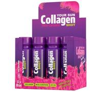 Your Sun Collagen Shot Mango Peach 12 x 80 ml Tan Accelerator Beauty Drink per solarium e prendere il sole
