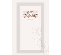 Your To Do List Daily Planner: 120 pages, A5 format, for office, work, free time, not dated