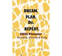 Your Ultimate 12-Month Daily Planner for 2025: one page per day| 431 Pages of Goal-Setting| Monthly, Weekly, and Daily Organization to Plan Your Year, ... Detail - Perfect 6 x 9 Inch Paperback Edition