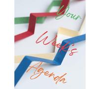 Your Week’s Agenda: Weekly Planner Notebook for Busy Professionals & Students-Monday-Sunday Weekly Layout with Habit Tracker & Priority Lists