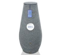 YourCasa Contenitore per acqua piovana da 200 litri [EcoDrop] con filettatura in metallo e coperchio - Botte per acqua piovana - Serbatoio acqua piovana da giardino serbatoio acqua piovana (grigio)