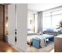 YourCasa Divisorio sospeso, elemento di design accattivante e decorativo per ogni stanza, paravento trasparente alla luce, da 120 x 240 cm, ideale offrire protezione sguardi indiscreti, multifunzione