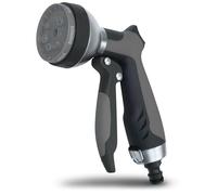 YourCasa Doccetta da giardino in alluminio - Spruzzatore da giardino con 7 modelli di spruzzatura - Spruzzatore per doccia con tubo da giardino, doccetta per giardino, spruzzatore d'acqua (antracite)