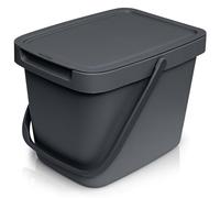 YourCasa Pattumiera biologica da cucina - 6 l secchio per compost - con coperchio e parete - Pattumiera piccola - Secchio biologico