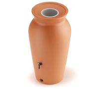YourCasa Serbatoio dell'acqua piovana da 120 - 230 litri [DropCatcher] con filtro e rubinetto, in plastica, antigelo, serbatoio per acqua piovana, serbatoio per acqua piovana da giardino, serbatoio