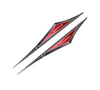 Yourdou 2 Pezzi Metallo Stemmi Adesivo Auto per Citroen C4 Picasso 2016-2018, Auto Logo Emblema Adesivi Emblemi Metallici per Automobile Accessori per Lo Styling dei Veicoli,Red 1
