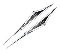 Yourdou 2 Pezzi Metallo Stemmi Adesivo Auto per Mazda 6/Atenza Sedan 2008-2013, Auto Logo Emblema Adesivi Emblemi Metallici per Automobile Accessori per Lo Styling dei Veicoli,Black