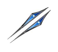 Yourdou 2 Pezzi Metallo Stemmi Adesivo Auto per Peugeot 107 3-Door 2012-2014, Auto Logo Emblema Adesivi Emblemi Metallici per Automobile Accessori per Lo Styling dei Veicoli,Blue 1