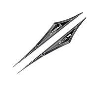 Yourdou 2 Pezzi Metallo Stemmi Adesivo Auto per Volvo C40 Recharge 2021-2025, Auto Logo Emblema Adesivi Emblemi Metallici per Automobile Accessori per Lo Styling dei Veicoli,Black 1