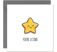 You're A Star Card for Him or Her - Super Star Card - Well Done Son