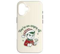 Youre An Angry Elf Divertente Natale Citazione Umorismo Custodia per iPhone 16