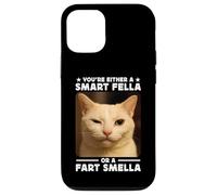 You're Either a Smart Fella Or a Fart Smella Funny Cat Meme Custodia per iPhone 12/12 Pro