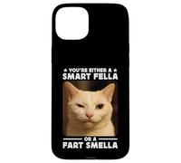 You're Either a Smart Fella Or a Fart Smella Funny Cat Meme Custodia per iPhone 15 Plus