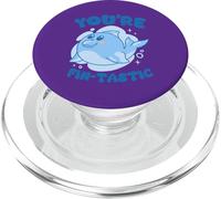 You're Fin-tastic - Delfino gioco di parole e oceano PopSockets PopGrip per MagSafe