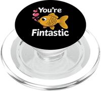 You're Fintastic Goldfish Pun Carino Amore Cuori PopSockets PopGrip per MagSafe