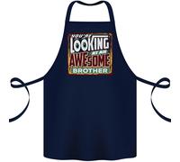 Youre Guardando At Un Bellissimo Brother Cotone Grembiule 100% Biologico