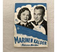 You're in the Navy Now Gary Cooper, Jane Greer Vintage 1951 Danish Movie Program