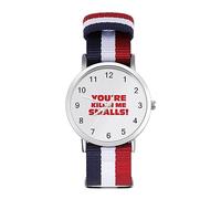 You're Killing Me Smalls, orologio sportivo per uomo e donna, cinturino in nylon, orologio analogico al quarzo, Stile:, regular, Cinturino
