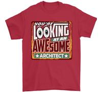 Youre Looking A Un Stupenda Architetto Uomo T-Shirt 100% Cotone