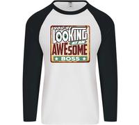 You'Re Looking A Un Stupenda Boss Uomo L/S Baseball T-Shirt