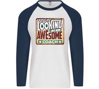 You'Re Looking A Un Stupenda Coach Uomo L/S Baseball T-Shirt