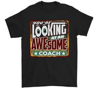 Youre Looking A Un Stupenda Coach Uomo T-Shirt 100% IN Cotone
