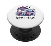 You're Magic Fungo Luna Fantasia Floreale PopSockets PopGrip Adesivo
