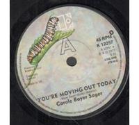 YOU'RE MOVING OUT TODAY 7" (VINYL 45) UK ELEKTRA 1977