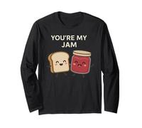 You're My Jam - Carino Pane e marmellata Divertente Gioco di Parole Maglia a Manica