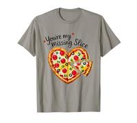 You're My Missing Slice Pizza Love Lovers Coppia San Valentino Maglietta