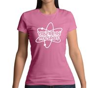 You'Re Nel Mio Pois Atom Donna T-Shirt - Divano - Big Bang - TV - Scienza -