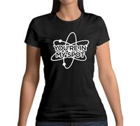 You'Re Nel Mio Pois Atom Donna T-Shirt - Divano - Big Bang - TV - Scienza -
