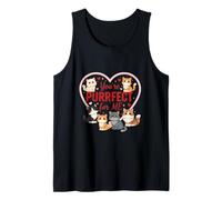 You're Purrfect for Me Cute Cats Valentine Canotta