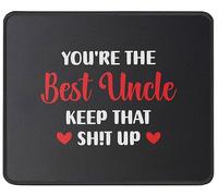 You're The Best Uncle Tappetino per Mouse Durevoli Tappetino Scrivania Piccolo Mousepad for Accessori Scrivania Pc Ufficio 25X30Cm