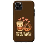 You're The Coffee to My Donut Cute Love Food Pun Opera d'arte Custodia per iPhone 11 Pro Max