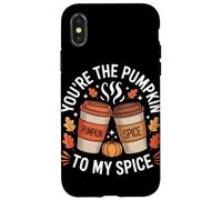 You're the Pumpkin to My Spice Autunno Autunno Zucca Spice Custodia per iPhone X/XS