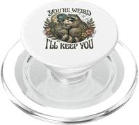 Youre Weird Ill Keep You Raccoon Possum Tarot Valentines Day PopSockets PopGrip per MagSafe