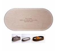 YourHobbyTools - Fondo Ovale in Legno con Fori da 11 mm per Uncinetto, Base per Cesta di Mosè, Fondo in Legno per Culla, Fondo per Cestini Fai da Te, Varie Misure (70x37cm)