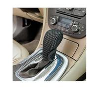 Yourkar Copertura per pomello del cambio dell'auto, traspirante, copertura protettiva per pomello del cambio dell'auto, antiscivolo, antigraffio, accessori universali per auto (nero, adesivo)