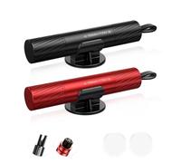 YOURKAY 2 Pezzi Rompi Vetro Auto Emergenza, 2 in 1 Taglia Cinture di Sicurezza e Rompivetro, Life Hammer, Taglio Sicuro, Rottura della Finestra in Un Secondo (Nero+Rosso)