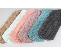 YOUROU Federa cilindrica in velluto lussuosa, con cerniera nascosta, federa cilindrica in velluto con cerniera nascosta, traspirante, solo federa per cuscino (grigio, 20 x 100 cm)