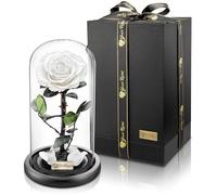 YourRoses® vera rosa di alta qualità in vetro con una splendida confezione regalo | lunga durata & elegante regalo come prova d'amore | Un regalo dal cuore