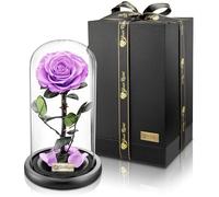 YourRoses® vera rosa di alta qualità in vetro con una splendida confezione regalo | lunga durata & elegante regalo come prova d'amore | Un regalo dal cuore