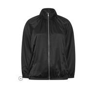 Yours Curve Yours Curve Balloon Hem Satin Bomber Jacket 42 Nero
