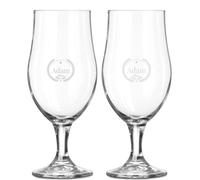 YourSurprise Set 2 boccali da birra personalizzati - Bicchieri Royal Leerdam incisi con nome o testo